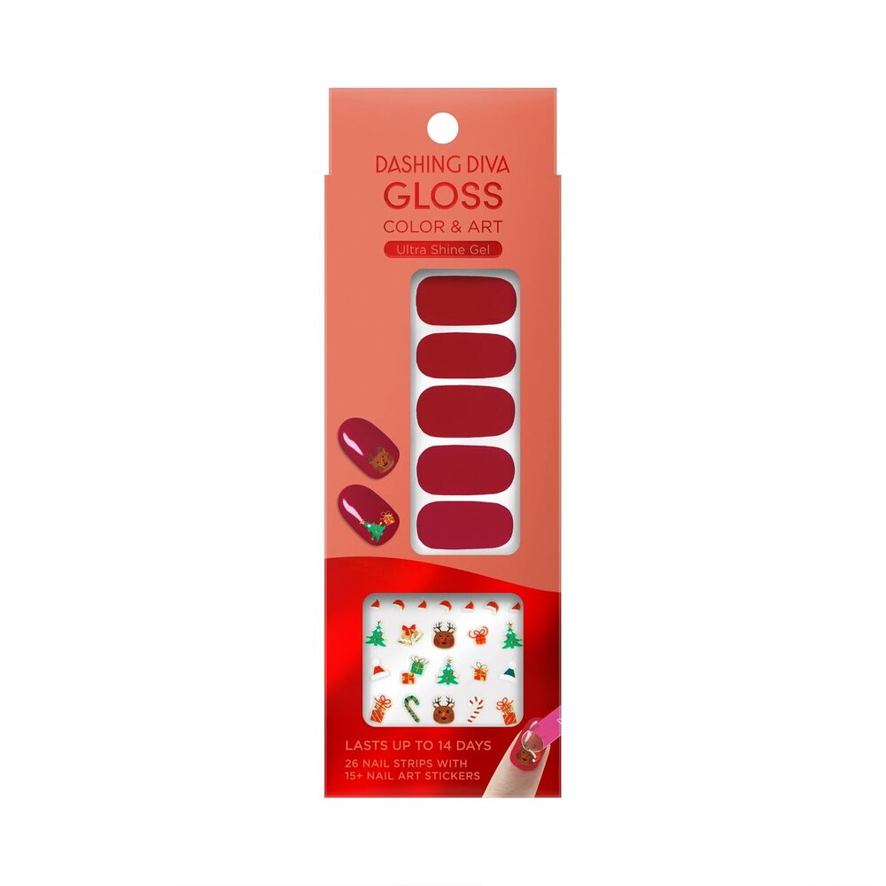 Dashing Diva Color + Art Ultra Shine Gel Nail Art, Ho Ho Honey, Holiday